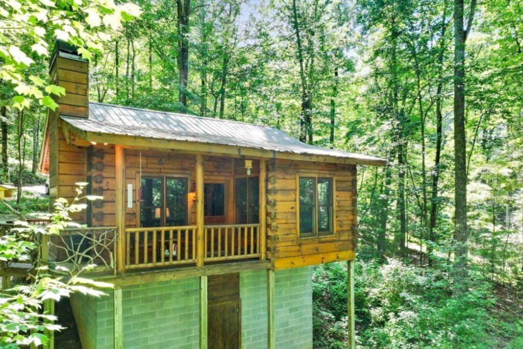 Open Studio Lodge At Little Rock Creek Cherry Log Exterior foto